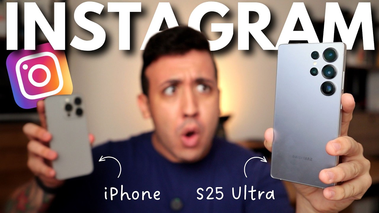 🚨 S25 ULTRA vs IPHONE: Qual o MELHOR para POSTAR NO INSTAGRAM? (Hora da Verdade)