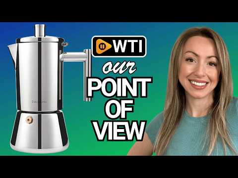 Easyworkz Diego Stovetop Espresso Maker Stainless Steel Italian Coffee Machine Maker 12Cup 17.5 oz Induction Moka Pot Silver 17.5 oz - WTI product video review