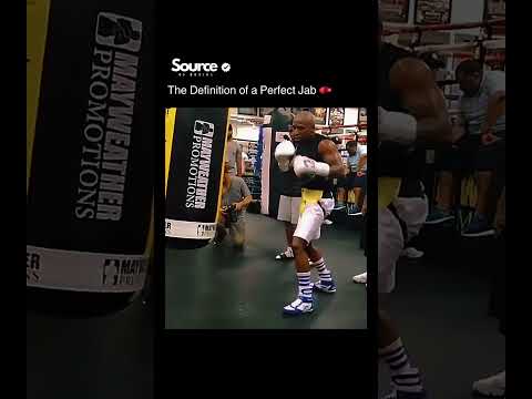 The Definition of a Perfect Jab 🥊 #floydmayweather #boxing #shorts