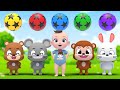 Learn Color 색깔이 변하는 마법 공 John Jacob Jingleheimer Schmidt 영어유치원 어린이