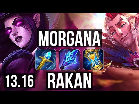 MORGANA & Caitlyn vs RAKAN & Draven (SUP) | 1.3M mastery, 5/3/13 | KR Diamond | 13.16