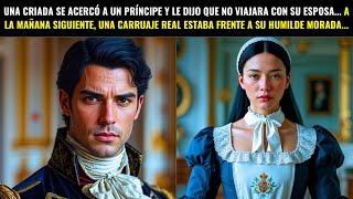 UNA CRIADA SE ACERCÓ A UN PRÍNCIPE Y LE DIJO QUE NO VIAJARA CON SU ESPOSA... A LA MAÑANA SIGUIENTE..