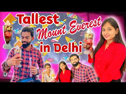 Mount Everest in Delhi 🍦 | Varieties Of ICE - CREAM 🍨 in Delhi | Best Selling 🤩 ~ Jobless Darshit