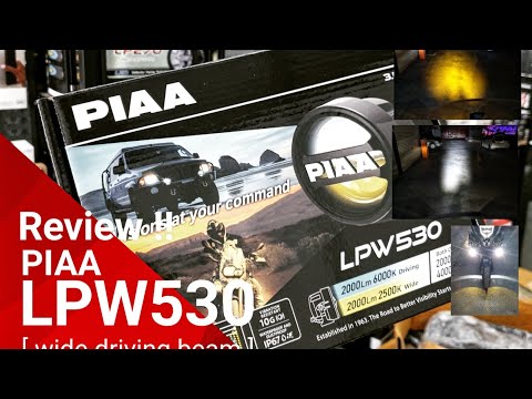 Review PIAA LPW530 เจาะลึก [ wide driving beam ]