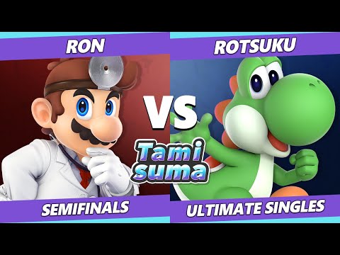 TAMISUMA 169 Semifinals - Ron (Dr. Mario) Vs. Rotsuku (Yoshi) Smash Ultimate SSBU