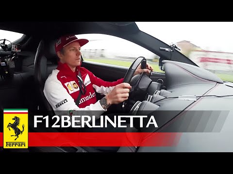 Kimi y el Ferrari F12berlinetta