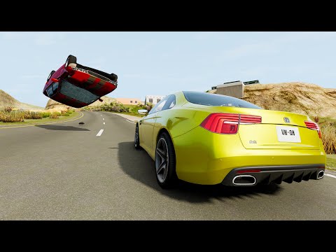 Crazy Slo-Mo Crashes #6 - BeamNG Drive