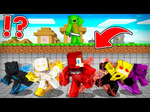Speedrunner vs Hunter, But I Have All Speedsters Armor in Minecraft - Maizen JJ and Mikey