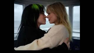Taylor Swift x Billie Eilish lesbian kissing