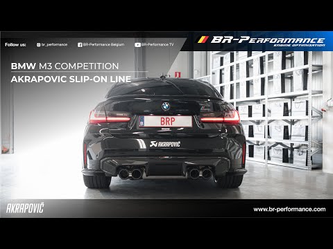 BMW S58 (M3 & M4) Sound Comparison / Stock vs Akrapovic / By BR-Performance