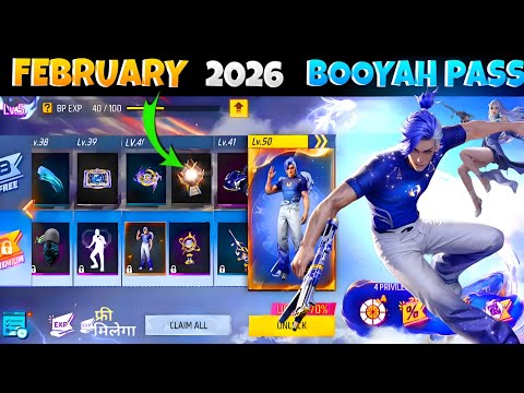 February 2026🔥 Booyah Pass Full Review | Next Booyah Pass Free Fire | 2026 February Booyah Pass