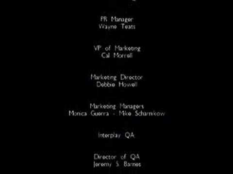 MDK2 (Dreamcast) - Credits