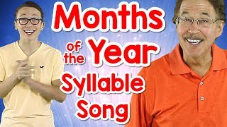 Months of the Year Syllable Song   Phonological Awareness Jack Hartmann
