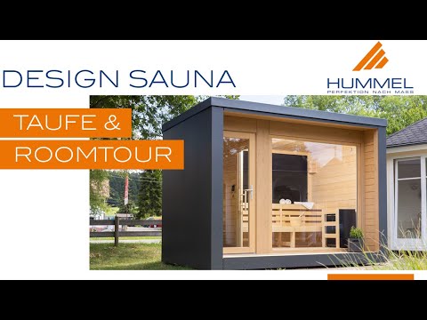 Design Sauna House SoHo Edition 🔥 Modern Cube Garden Sauna HPL Facade Anthracite [Uncompromising ...