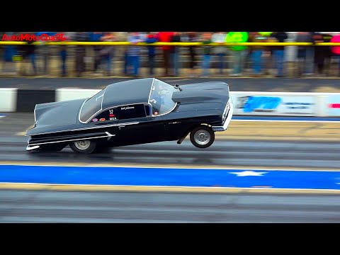 World Power Wheel Standing Championships Old School Classic Car Destruction at Byron Dragway