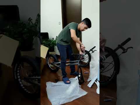 Unboxing my new 20" trial bike Echo Mark 6 (April 12, 2022)