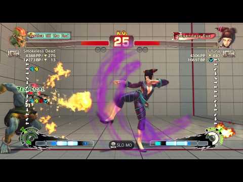 Smokeless Dead (Dhalsim) vs lutuna (Juri) ranked USF4