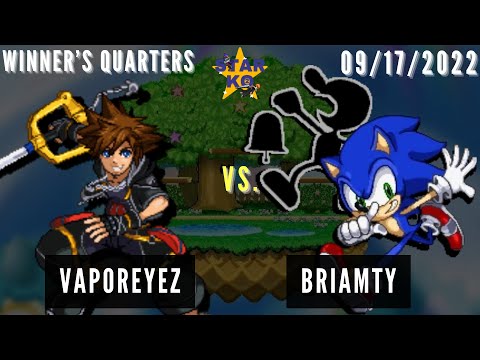 VaporeyeZ (Sora) vs. Briamty (Sonic, G&W) - Winner's Quarters - Star KO 2