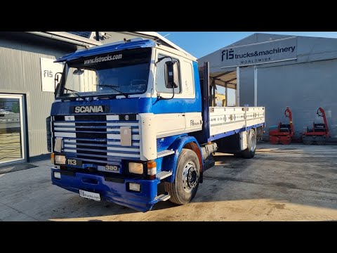 SCANIA R 113 M 380 4x2 stake body - top condition - FIŠ TRUCKS SLOVENIA