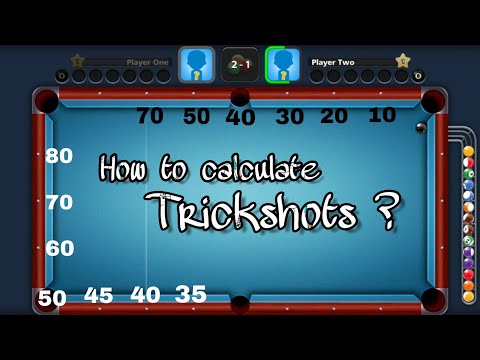 HOW TO CALCULATE 3 RAIL TRICKSHOTS || 8 BALL POOL... 🎱