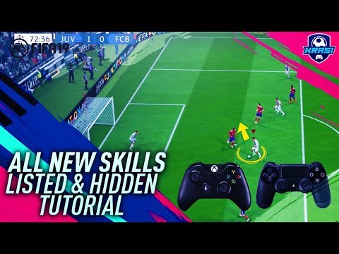 FIFA 19 ALL NEW SKILLS TUTORIAL - LEARN ALL NEW 10 TRICKS & MOVES