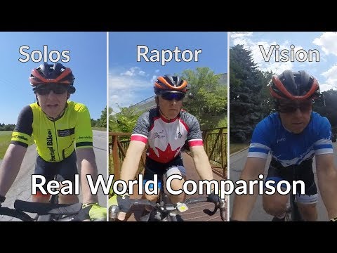 Cycling HUD comparison - Solos Wearables, Everysight Raptor, Varia Vision, Recon Jet review
