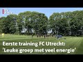 Samen met nieuwe trainer Henk Fraser stonden ze weer op het veld | RTV Utrecht