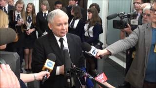Jarosław Kaczyński o proteście rodziców dzieci niepełnosprawnych (23.03.2014)