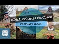 February 2024 : RDAA Fisheries Feedback