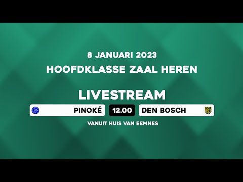 LIVE HK ZAAL - Pinoké vs Den Bosch (Heren)