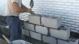 EZ Concrete, Cement, Cinder Block and Brick Laying using Joint Spacers
