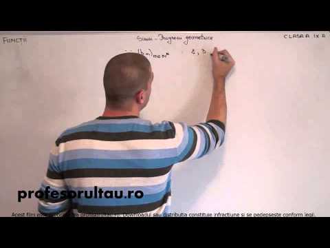 19   cls9   Functii   siruri   progresii geometrice   definitii   partea 2 - profesorultau.ro