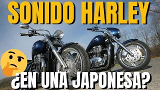 ¿Puede una JAPONESA sonar como una HARLEY-DAVIDSON? Sonido escapes