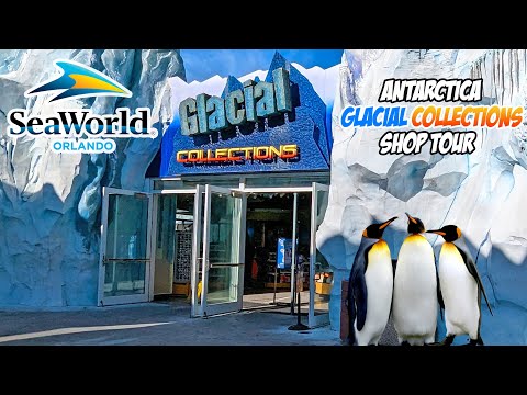 Glacial Collections Store in Antarctica at SeaWorld Orlando  (Dec 2023) [4K]