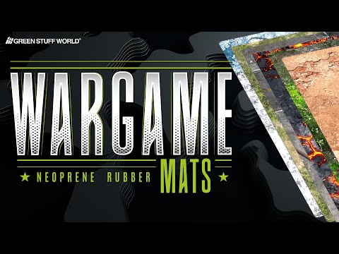 Wargame Mats by GSW Non Slip, Waterproof & High Resolution Surfaces
