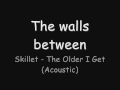 Skillet - The Older I Get - Acoustic (Lyrics) 