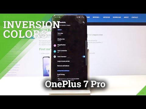 How to Enable Color Inversion in OnePlus 7 Pro - Revert the Display Colors