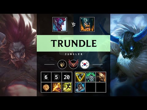 Trundle Jungle vs Olaf - KR Grandmaster Patch 25.18