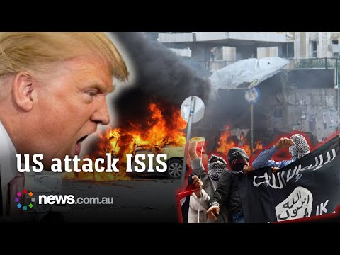 US attack ISIS in Syria with large retaliatory strikes
