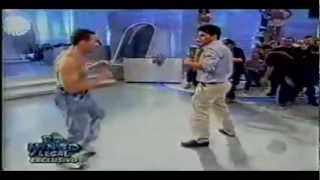 VAN DAMME - Imitates Stallone, Schwarzenegger & Seagal (restored version)