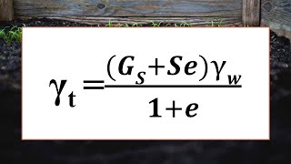 Target GATE ESE | Geotechnical Engineering | Soil Water Relationships - Formula 5 |BULK UNIT WEIGHT