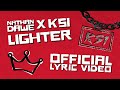 Nathan Dawe x KSI - Lighter [Official Lyric Video]