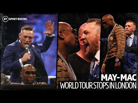 When Conor McGregor made an entire arena shout "**** Floyd Mayweather!" 🤬