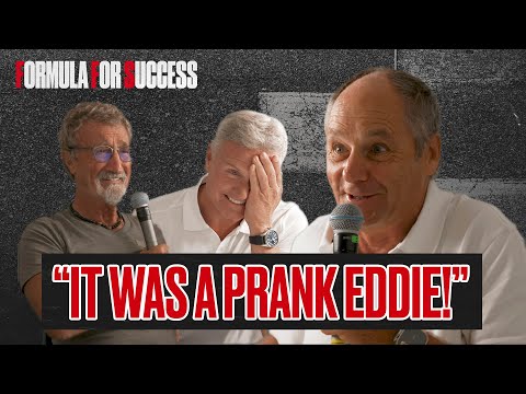 "That'll teach you for looking in my briefcase!" | Gerhard Berger's hilarious prank on Eddie Jordan