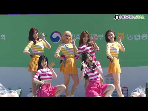 180929 립버블 방울이들의 '팝콘(Popcorn)' '제5회 한돈데이' 축하공연 무대 직캠