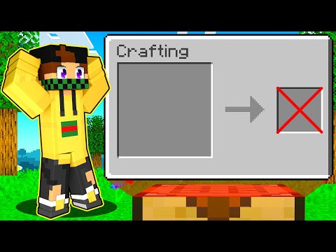 PROVO A FINIRE MINECRAFT SENZA CRAFTING TABLE *NUOVA REGOLA*