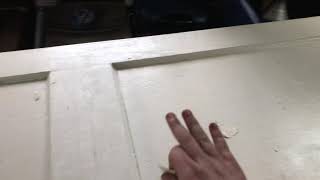 How to easily remove paint off of a wooden door without harsh chemicals