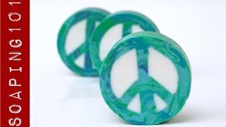 Peace, Love and Earth Day Soap  {soap carving} S3W1