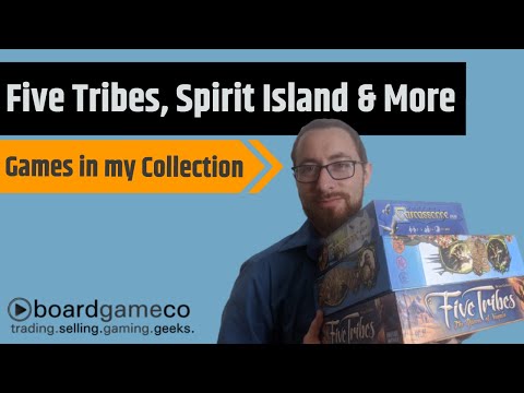 Games In My Collection - Five Tribes, Spirit Island, Carcassonne and More!