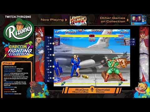 [Capcom Fighting Collection] Hyper Street Fighter II featuring Damdai and Riz0ne